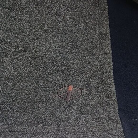 Nordic Track Fleece Pullover Gray Quarter Zip Mock Neck Outdoor Mens Size M - Picture 2 of 5